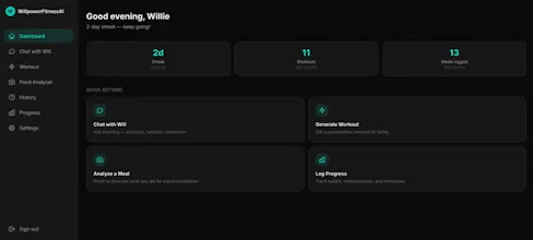 WillpowerFitnessAI gallery image