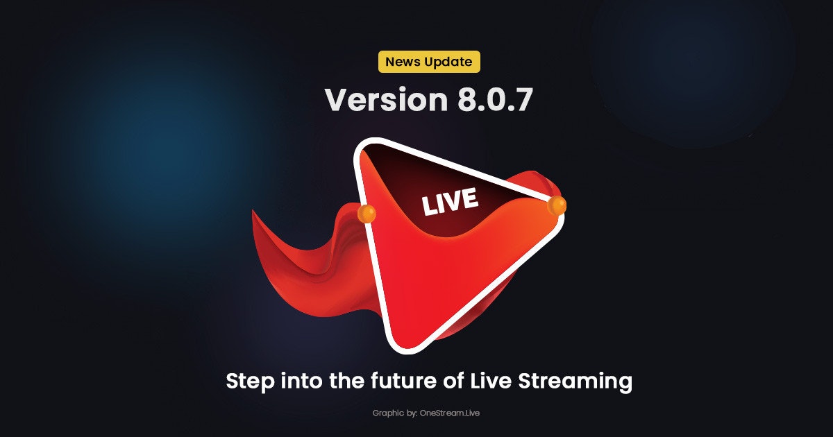 OneStream Live - Version 8.0.7 Release logo