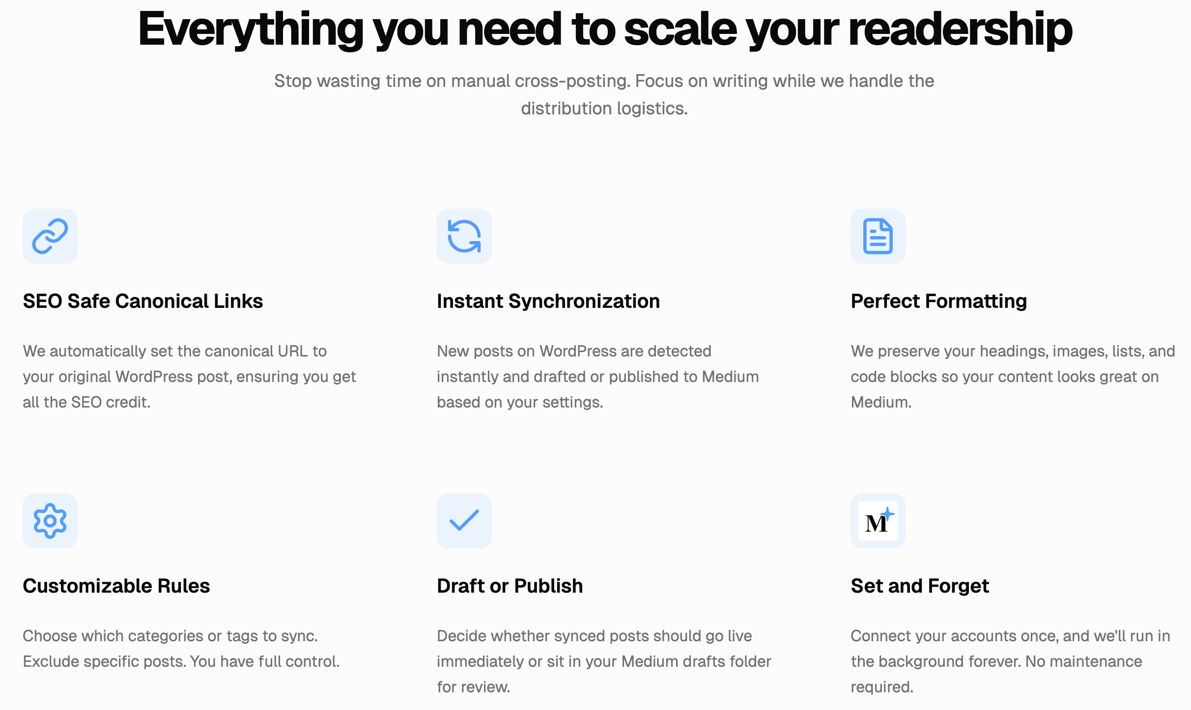 Publish Relay - Screenshot 3 showing product features and functionality