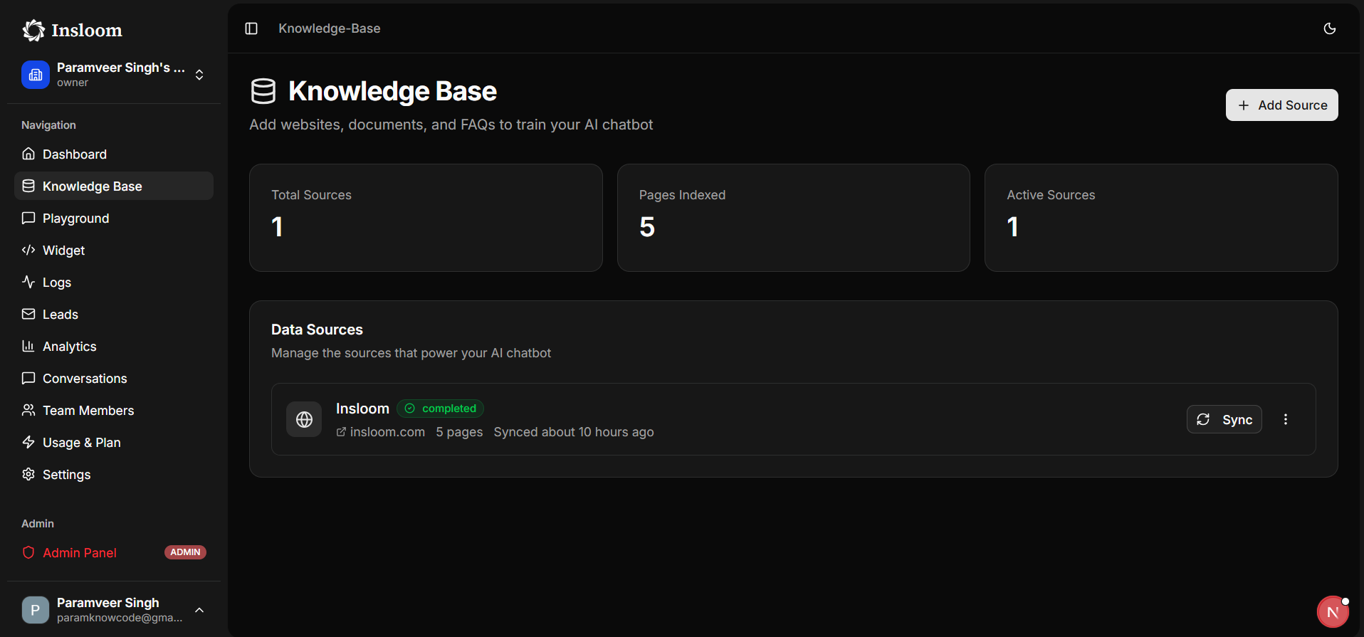 Insloom - Screenshot 2 showing product features and functionality