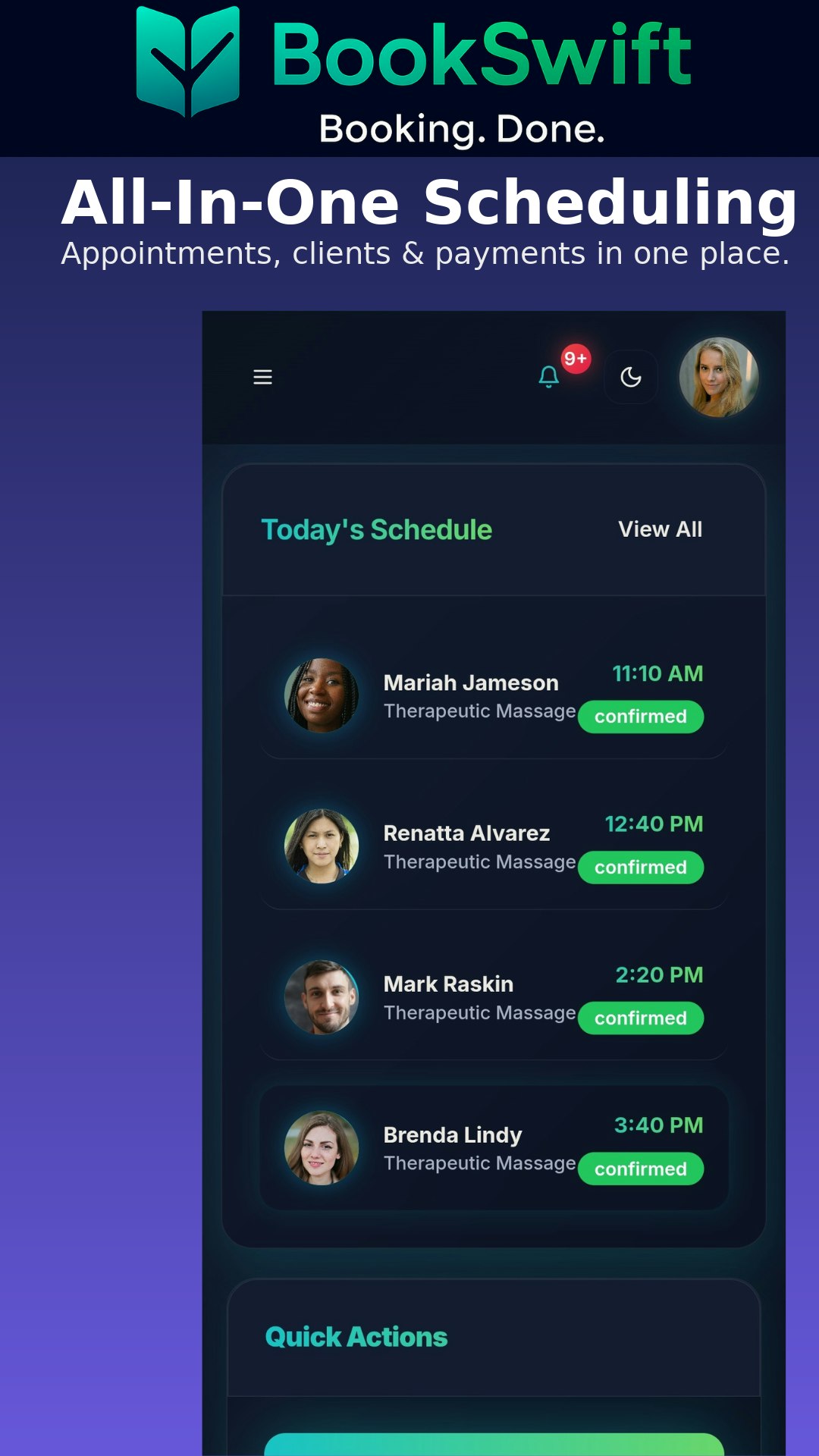BookSwift - Screenshot 4 showing product features and functionality