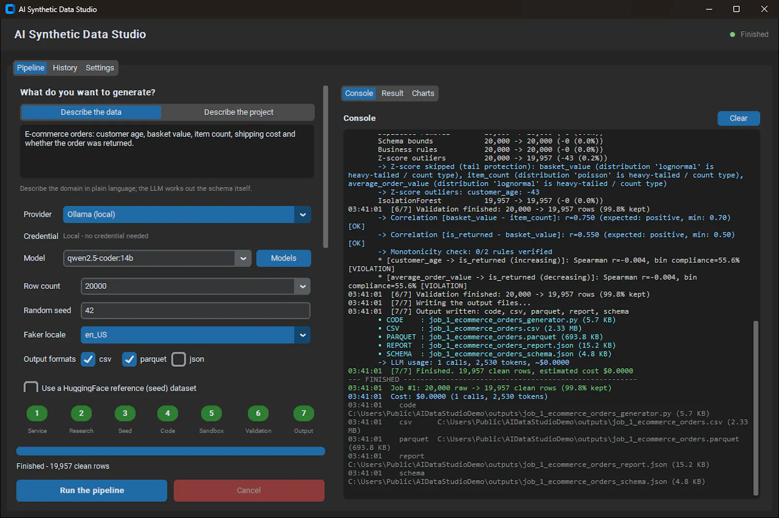 AI Synthetic Data Studio screenshot 4