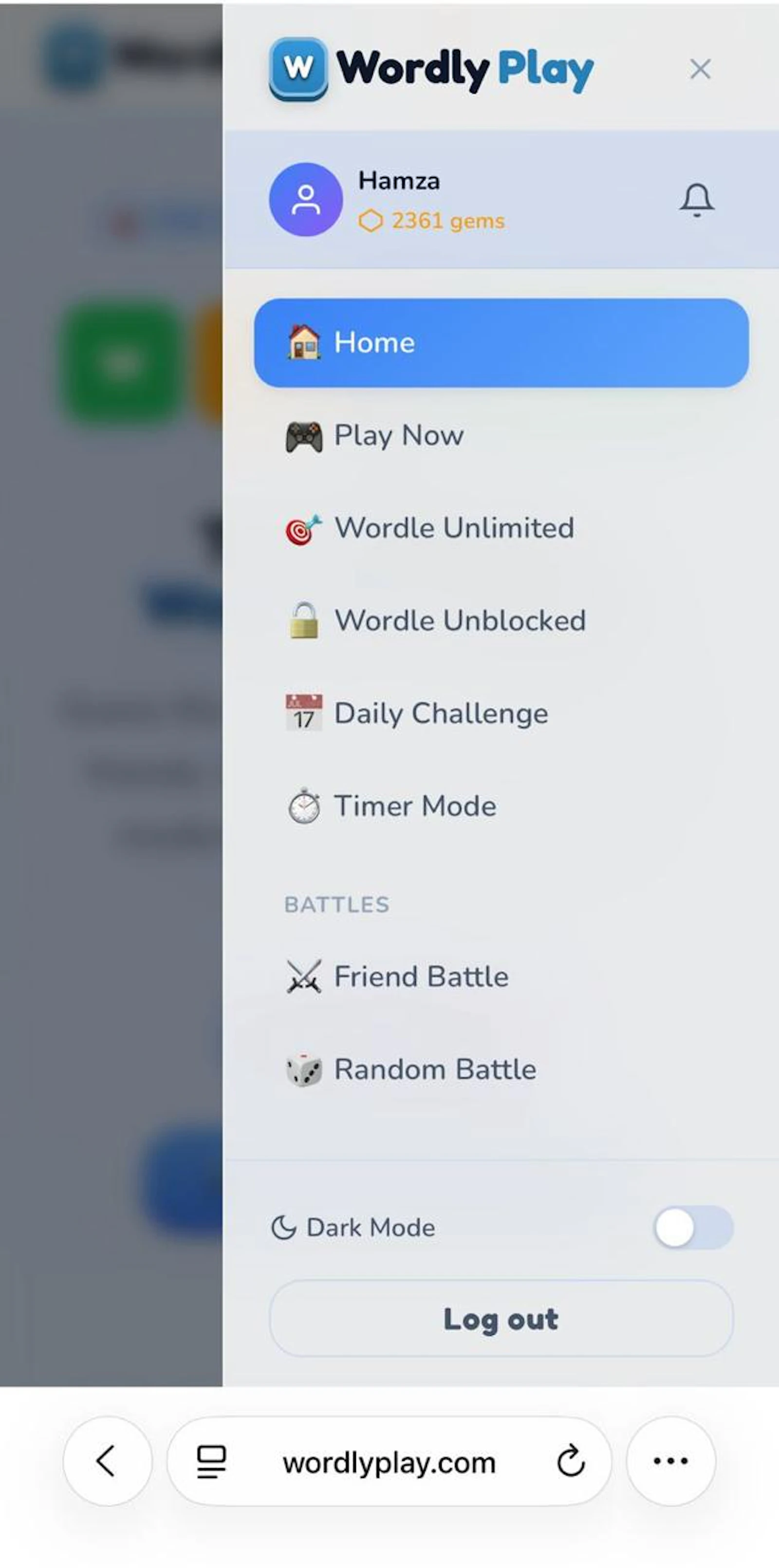 WordlyPlay screenshot 2