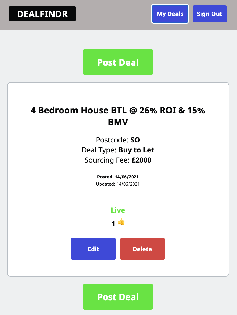 Dealfindr gallery image