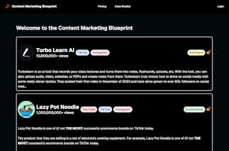 Content Marketing Blueprint gallery image