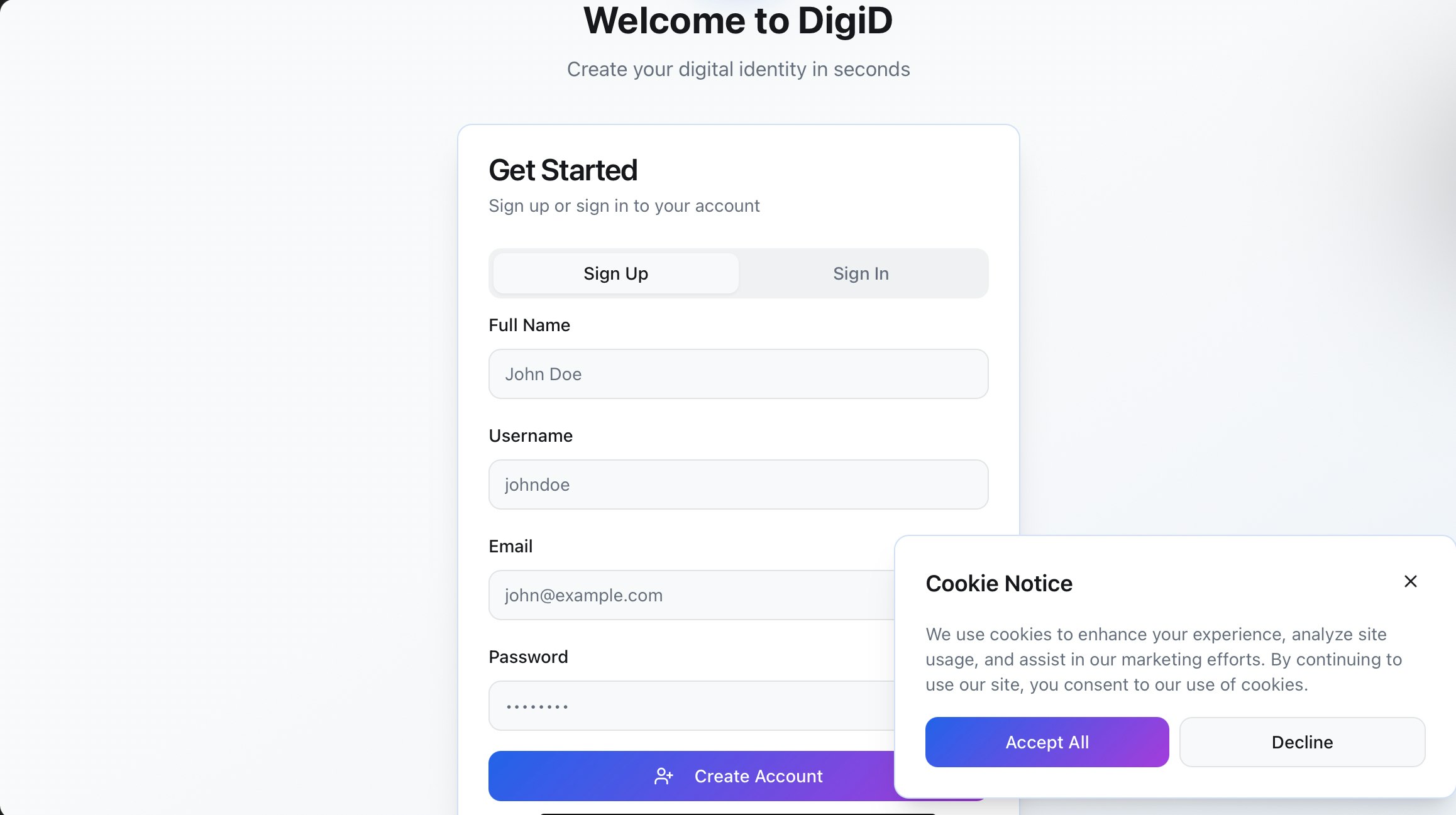 DigiD — Your Digital ID hub, One source gallery image