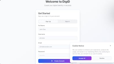 DigiD — Your Digital ID hub, One source gallery image