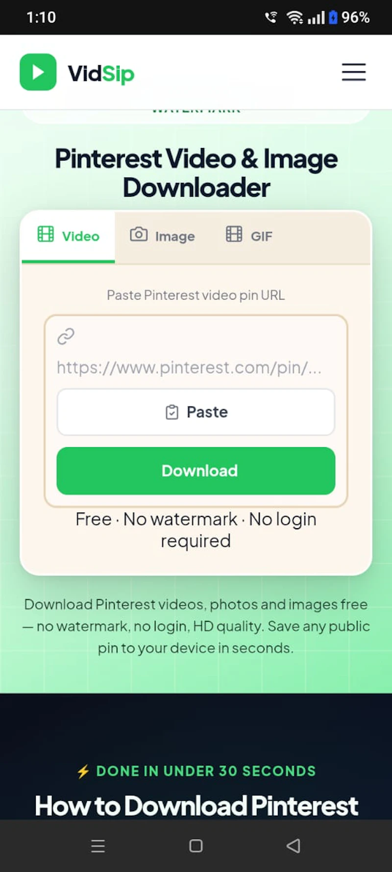 VidSip — Download Any Social Media Video screenshot 4