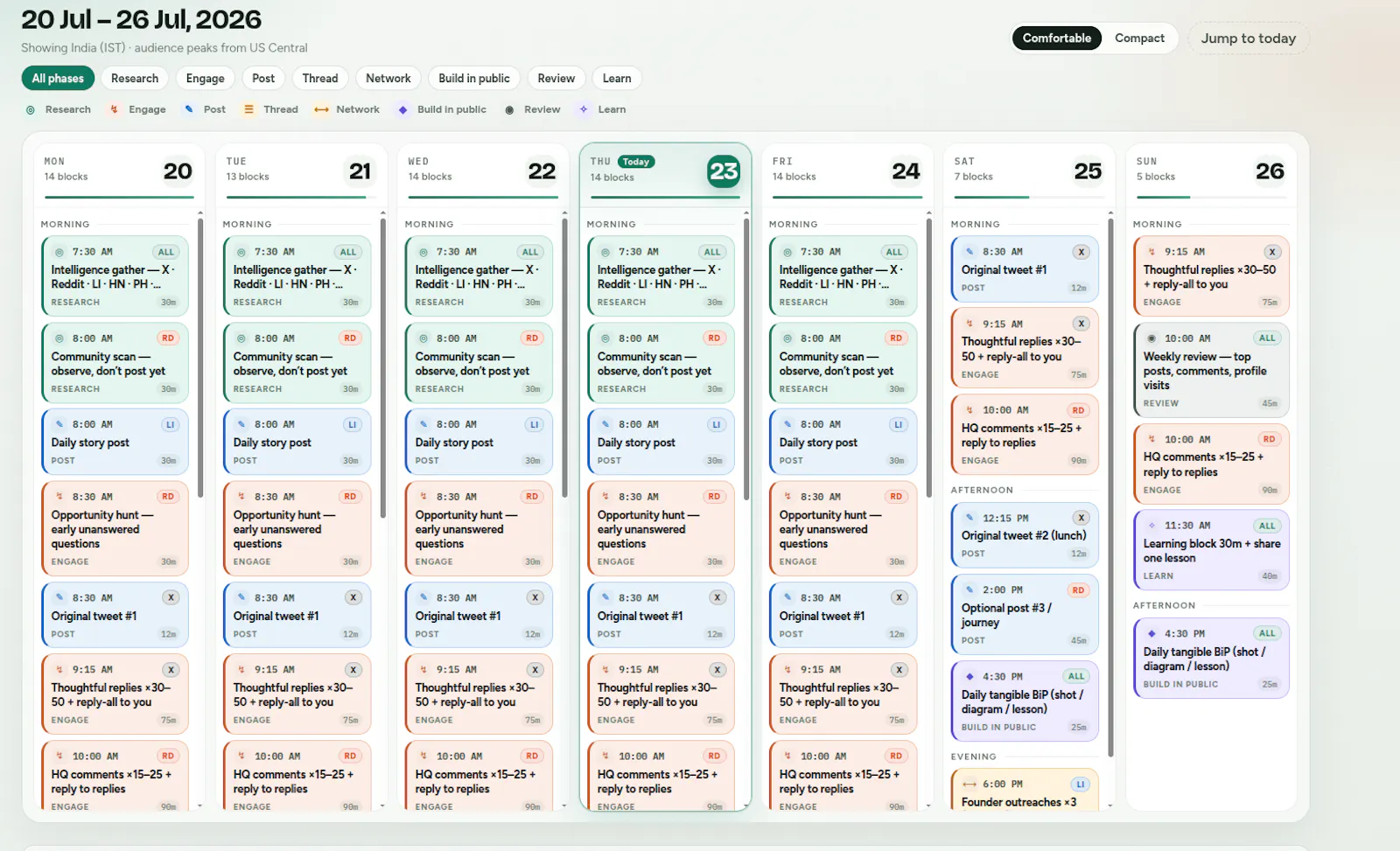 Digital Brand Calendar · Zeno screenshot 2