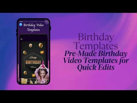 Happy Birthday Video Maker gallery image