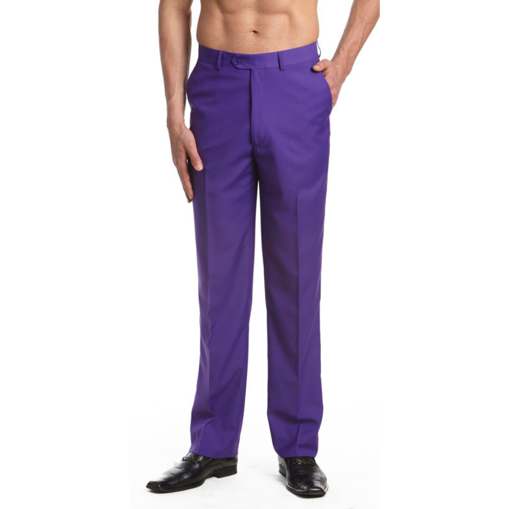 Men’s Purple Indigo Dress Pants 