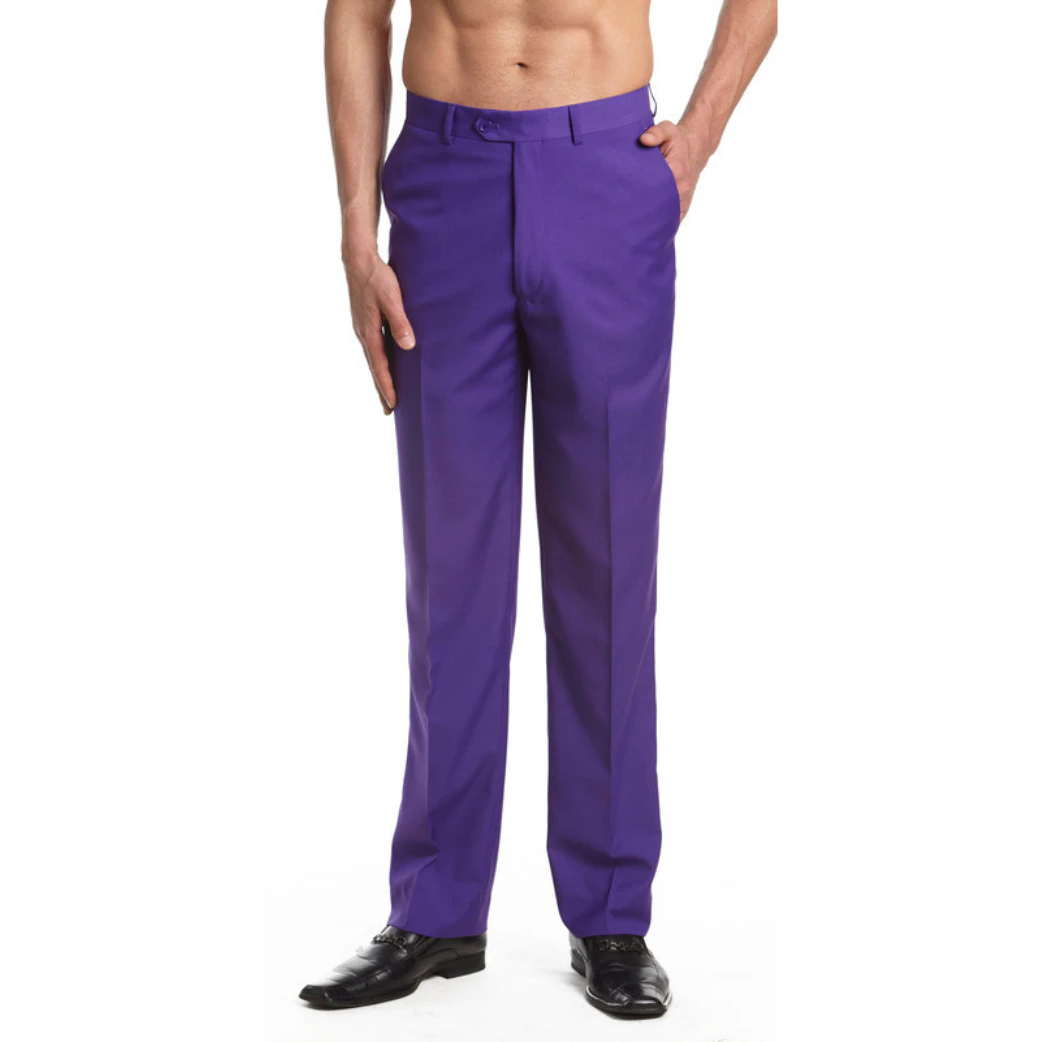Men’s Purple Indigo Dress Pants