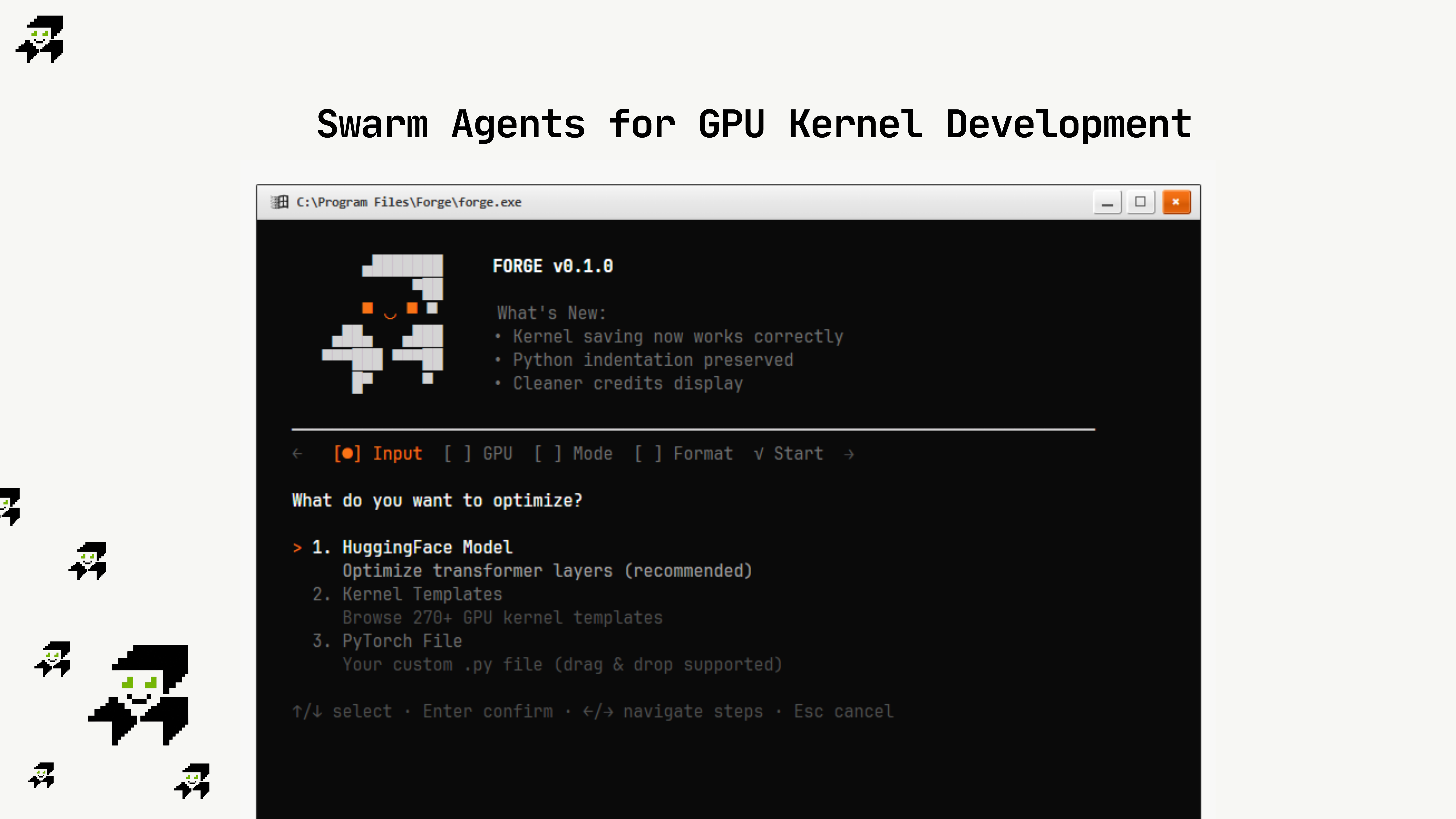 Forge CLI - Screenshot 2 showing product features and functionality