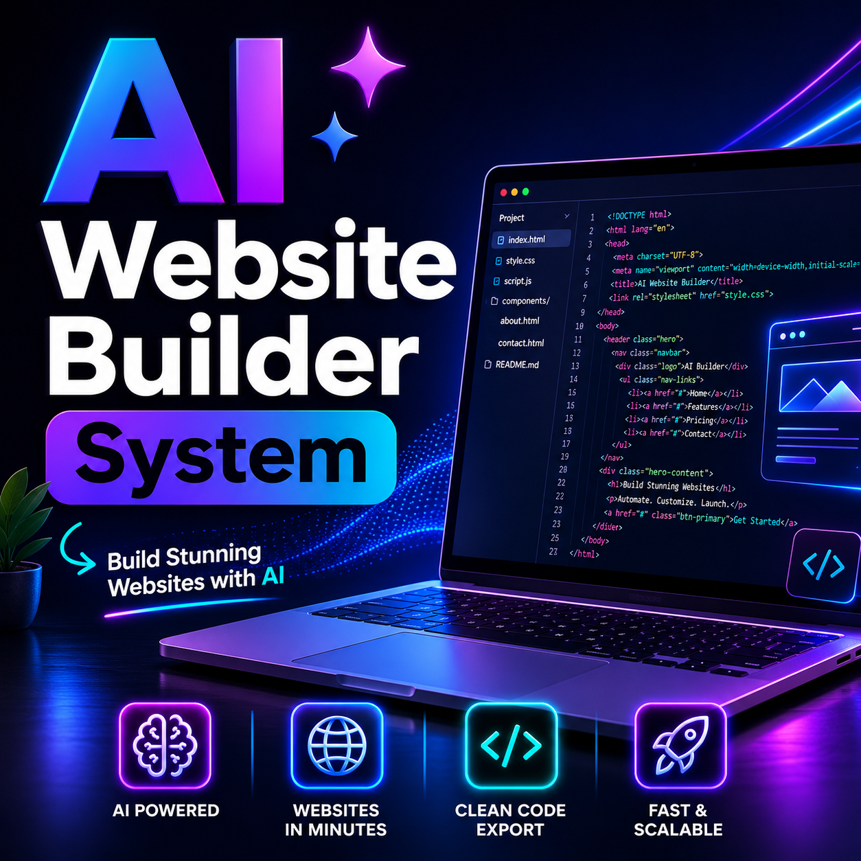 AI Website Builder System