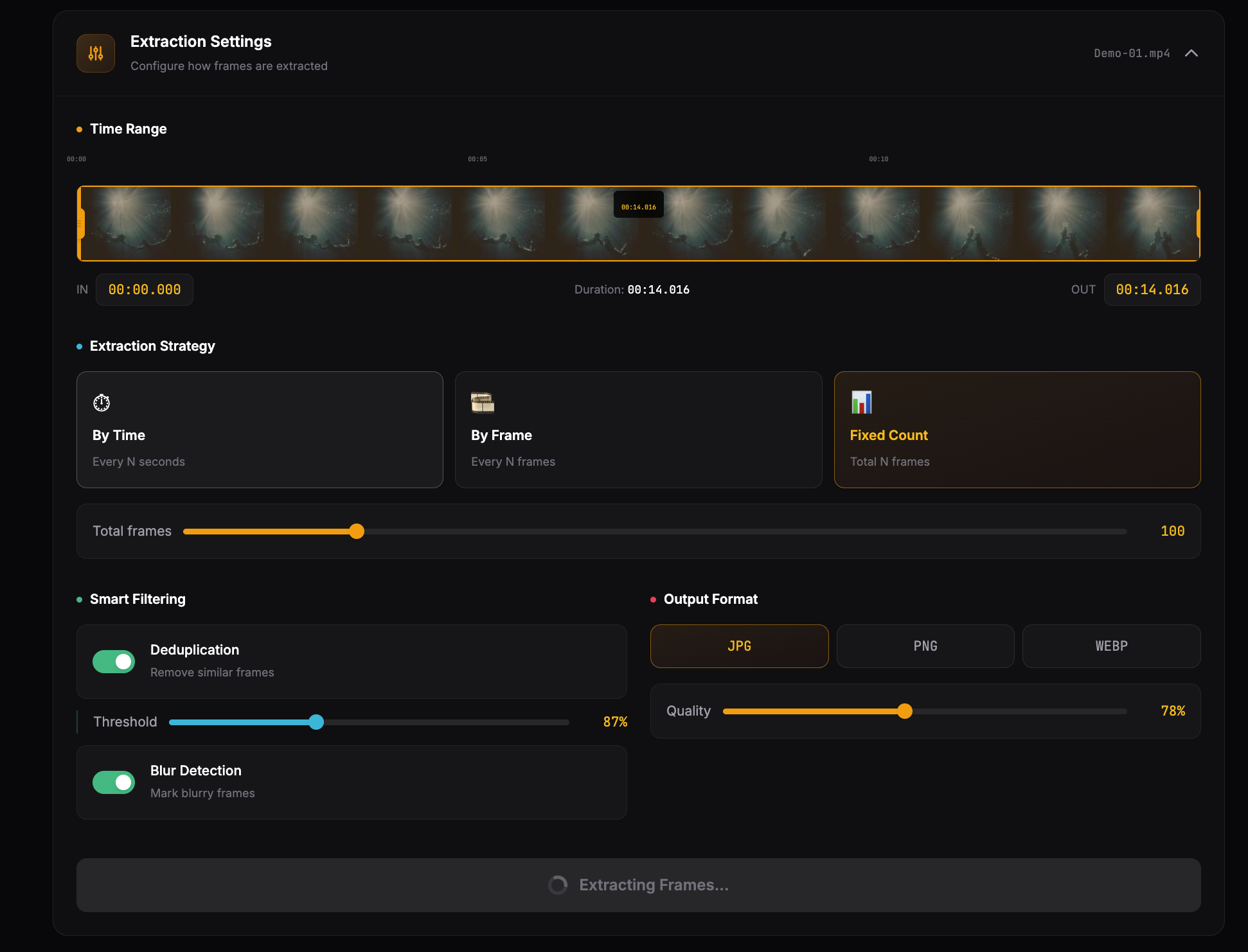 Video to Image Converter - Screenshot 3 showing product features and functionality