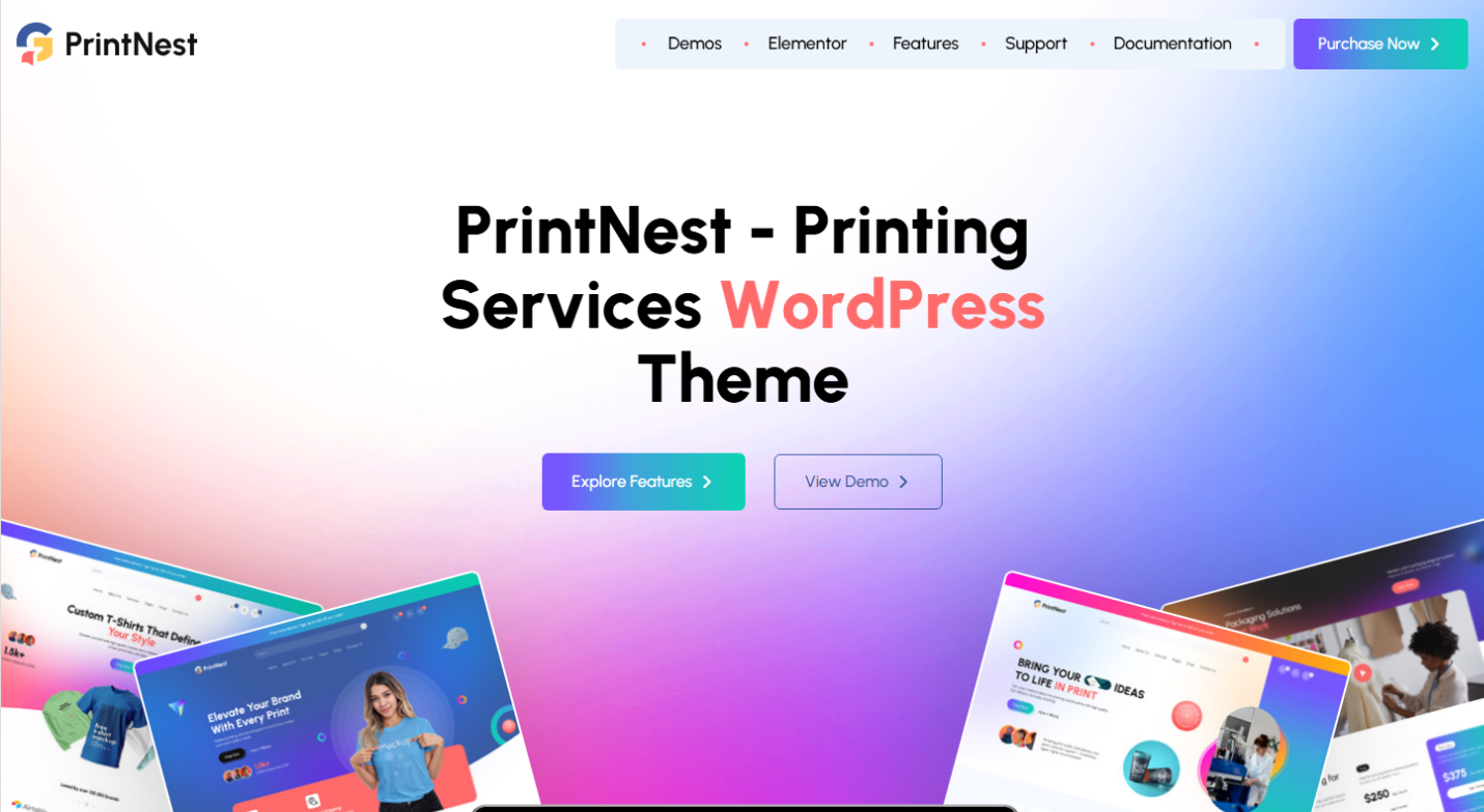 Printing Company & WooCommerce WP Theme gallery image