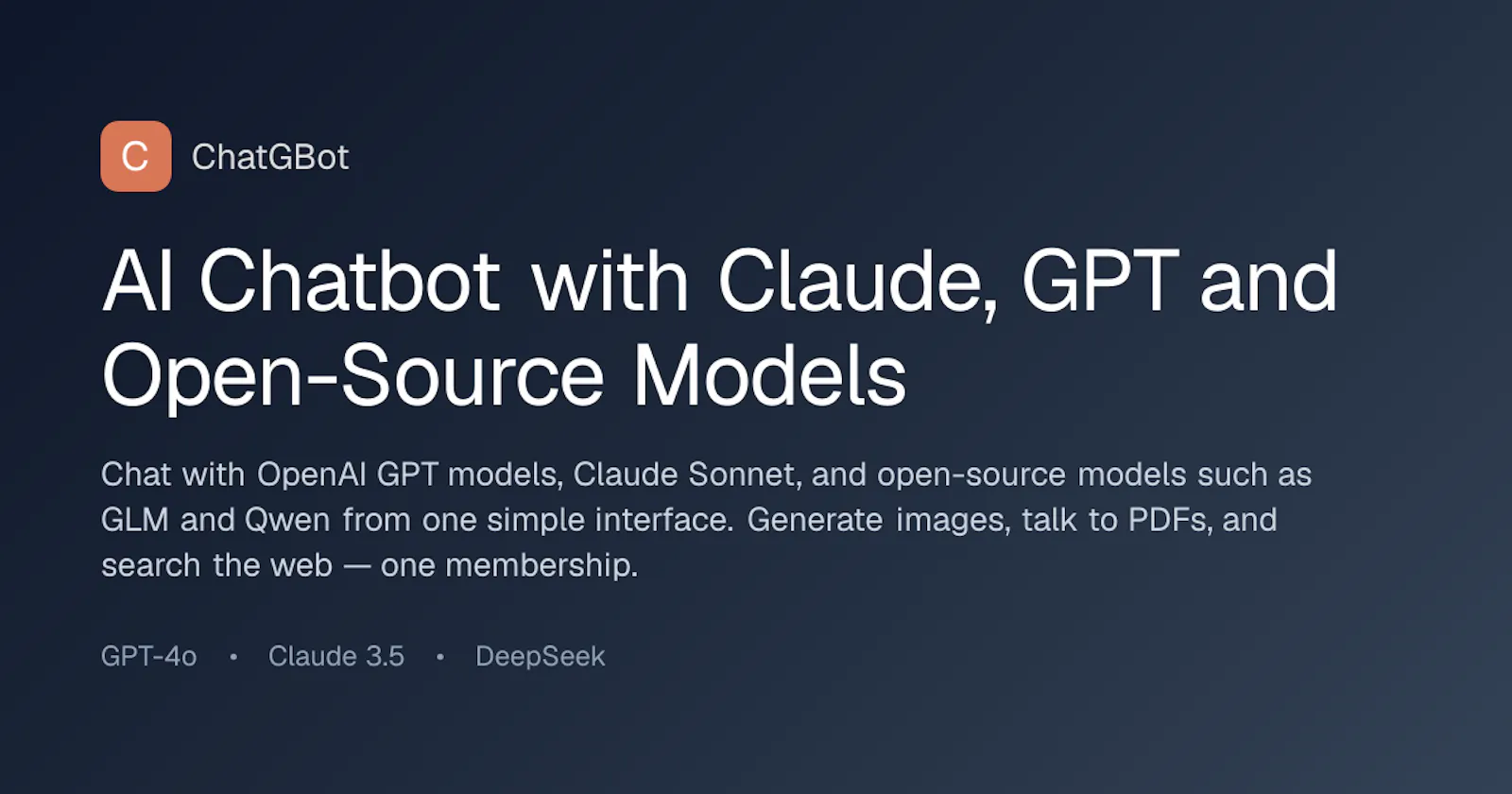 ChatGBot screenshot 1