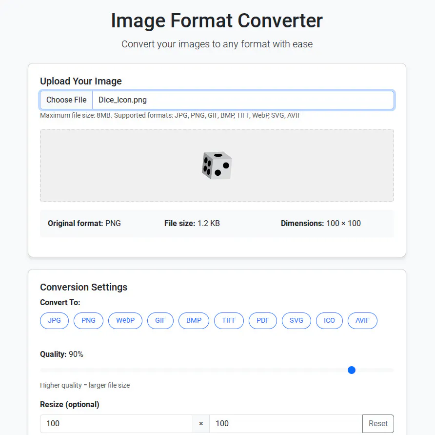 FreeWWW Image Converter & Resizer gallery image