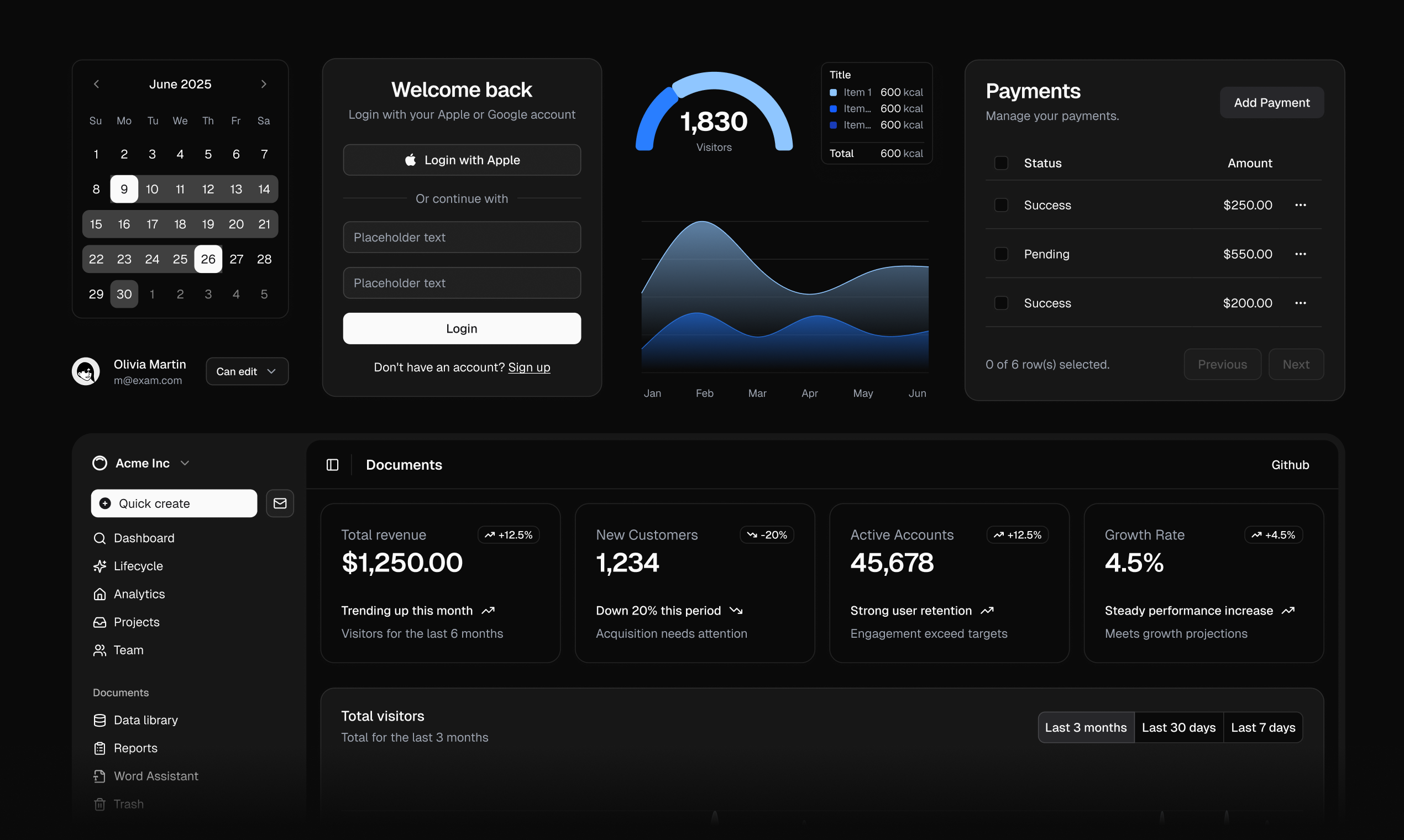 Base Figma shadcn/ui Kit gallery image