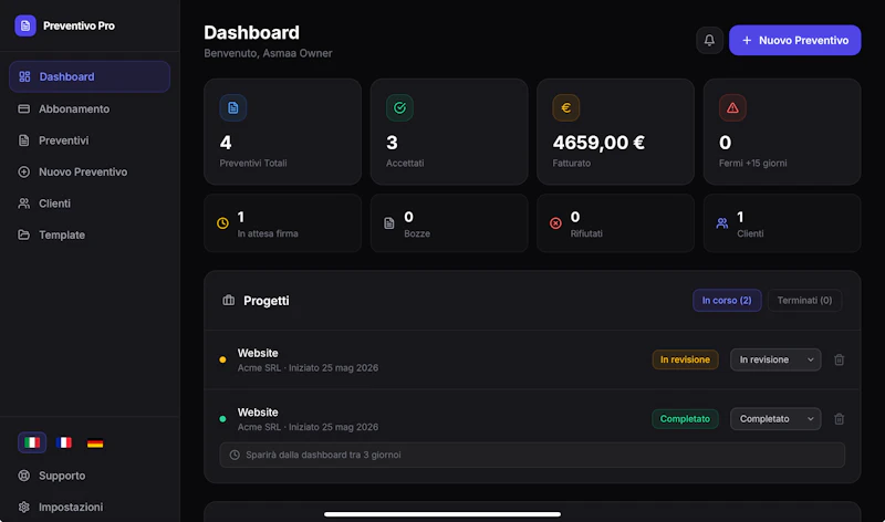 Preventivo Pro screenshot 9