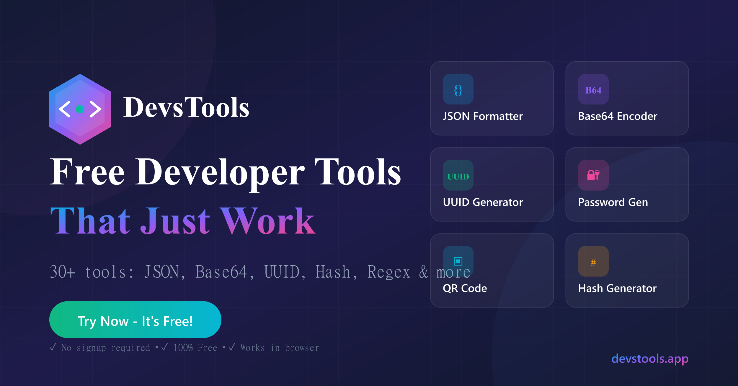 DevsTools - Screenshot 3 showing product features and functionality