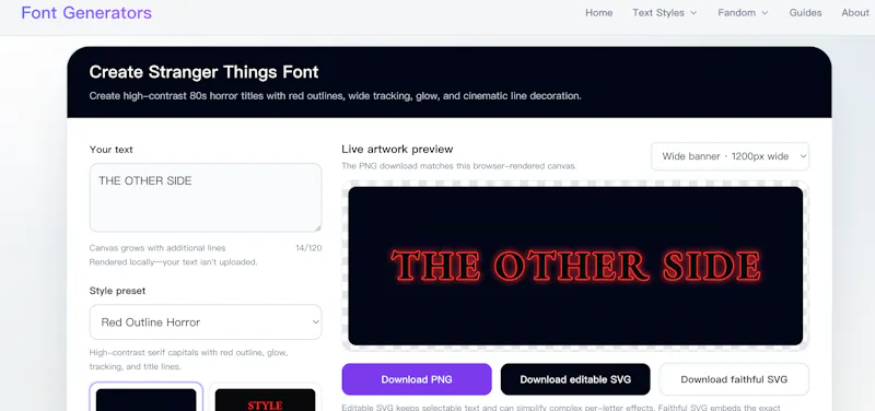 Font Generators screenshot 3