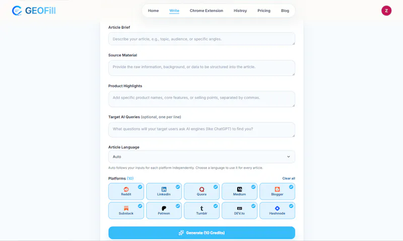 GEOFill screenshot 3
