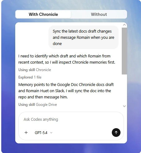 Chronicle screenshot 2