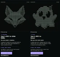 Image to ASCII gallery image
