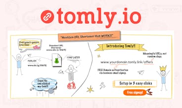 tomly.io - NextGen URL Shortener gallery image