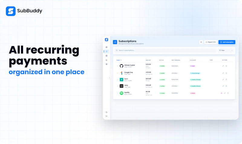 SubBuddy screenshot 3