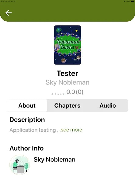 Nobleman Books LLC - Screenshot 2 showing product features and functionality