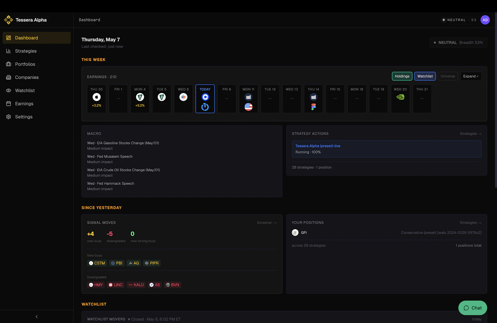 Tessera Alpha screenshot 2