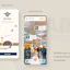 AR Airport Navigation App UI design