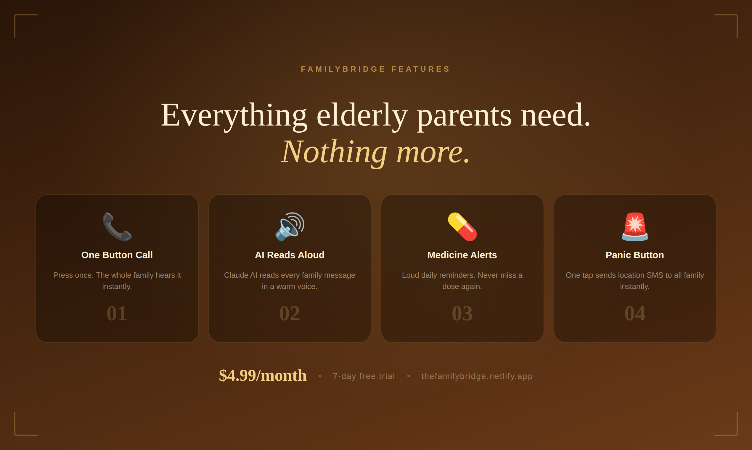 FamilyBridge — Voice gallery image