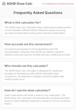 ADHD Dose Calc gallery image