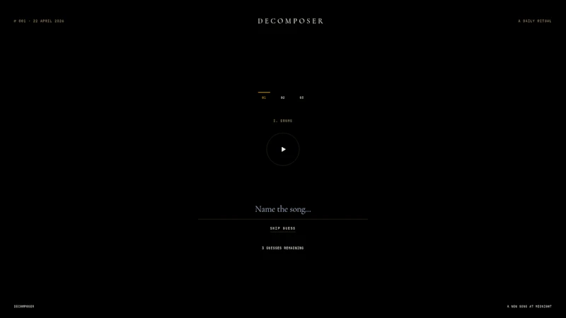 Decomposer screenshot 1