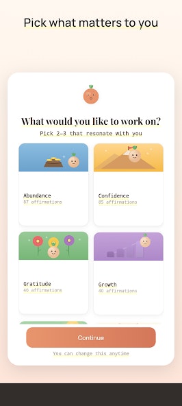I AM Affirmations: Growth Affirmations - Main product screenshot demonstrating key features and user interface
