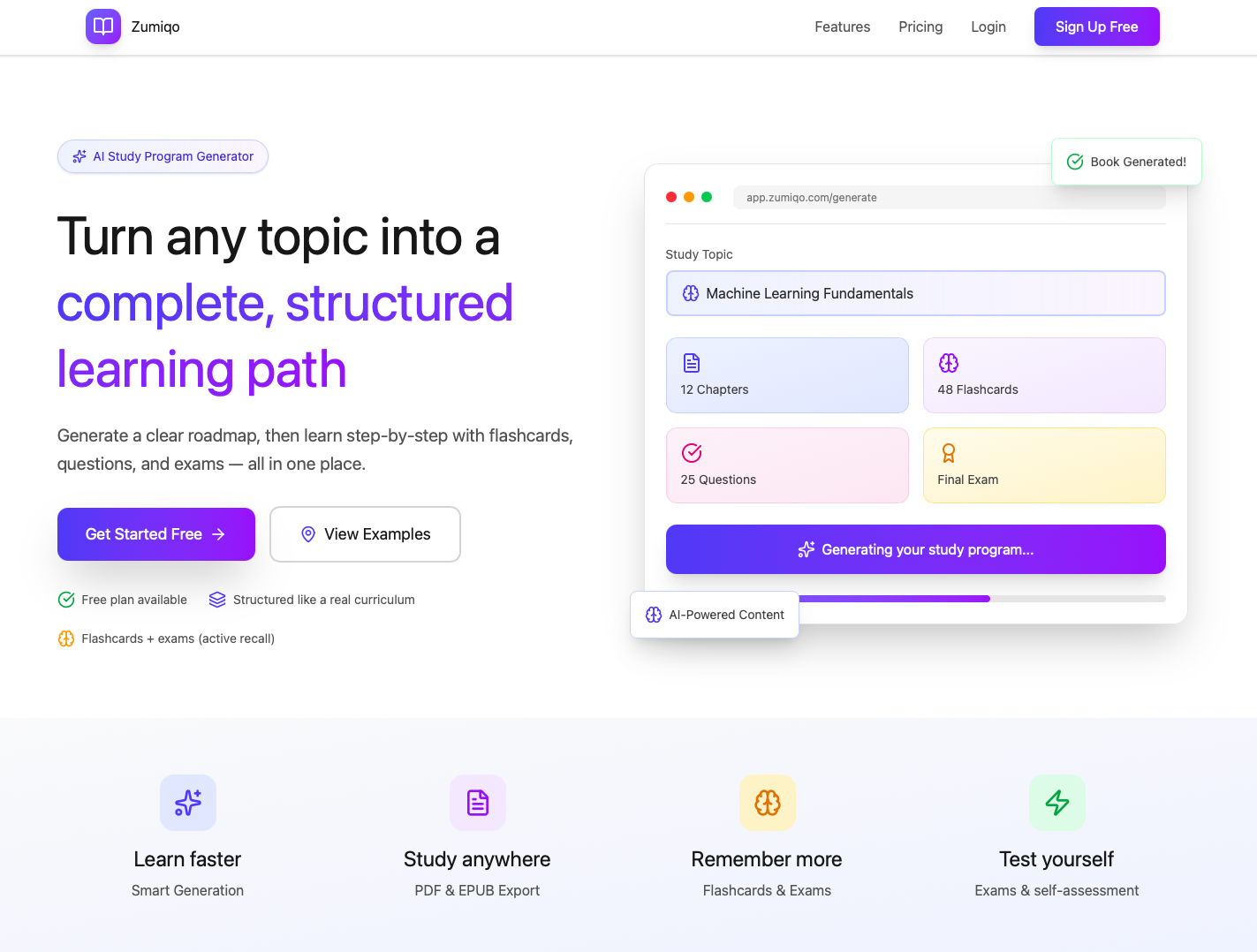 Zumiqo - Main product screenshot demonstrating key features and user interface
