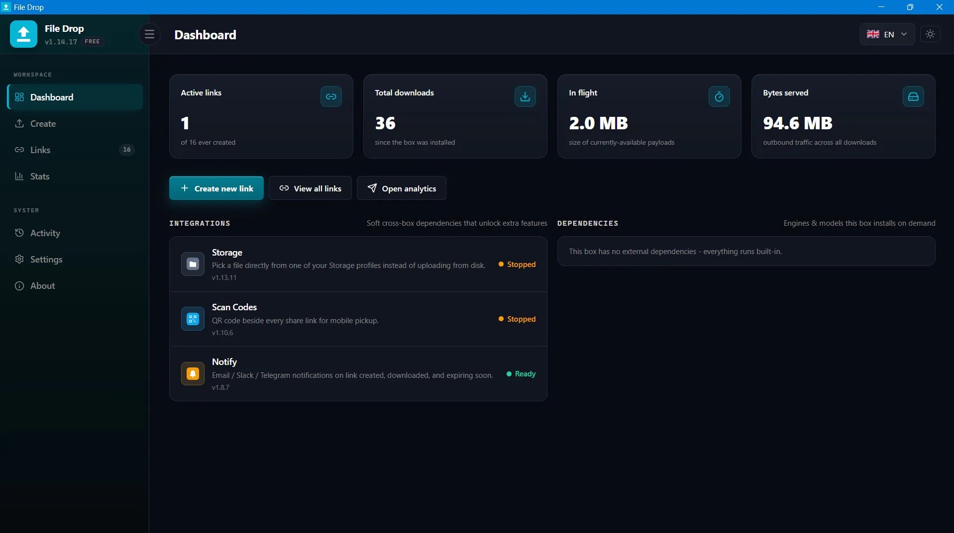 APISelf File Drop Box gallery image