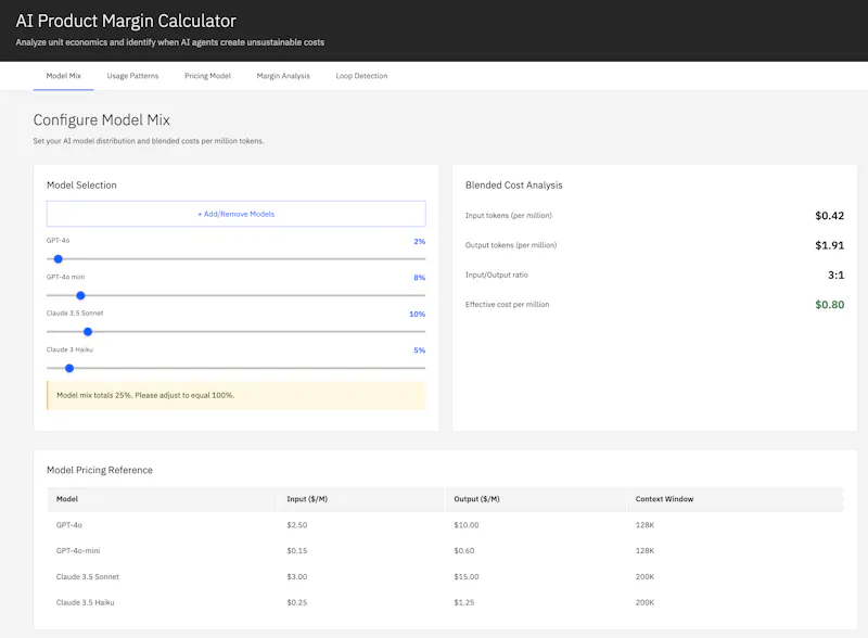 AI Product Margin Calculator screenshot 2