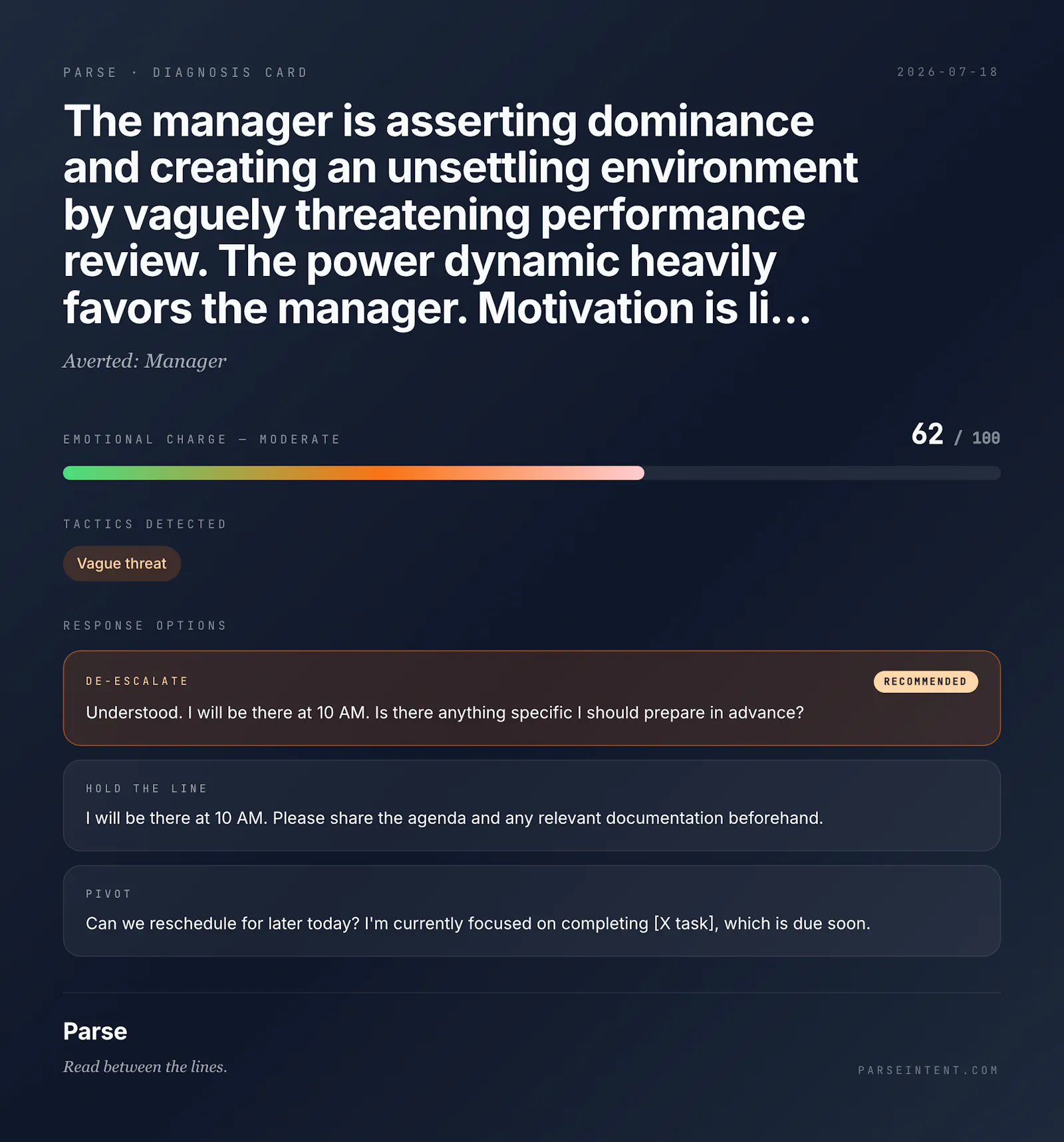ParseIntent screenshot 2