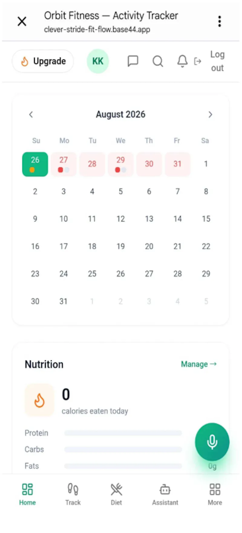 Orbitfit365 — Your health buddy screenshot 9