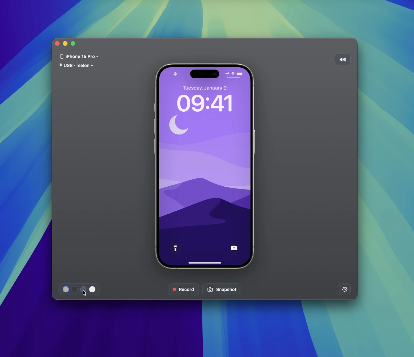 Device Demo screenshot 1