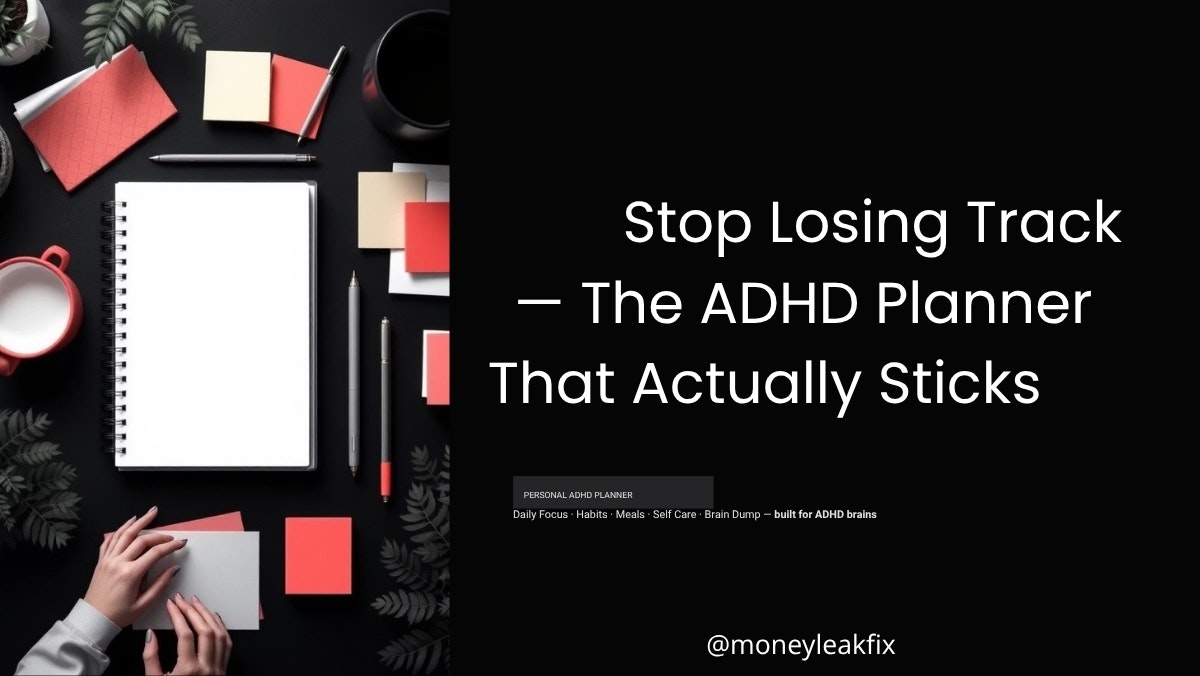 ADHD Daily Planner 