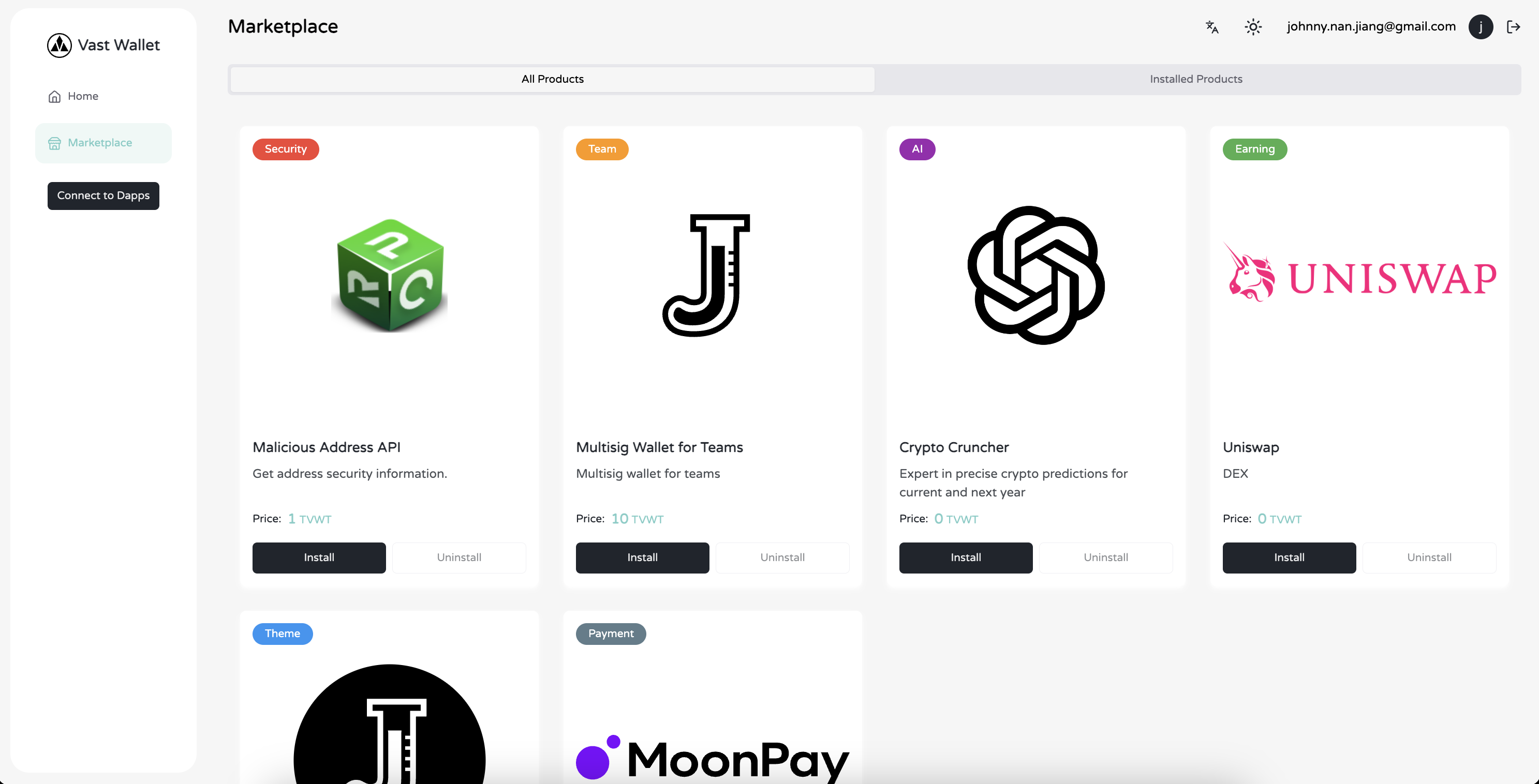 Vast Wallet - Web3, DeFi, CryptoWallet, Crypto media 4