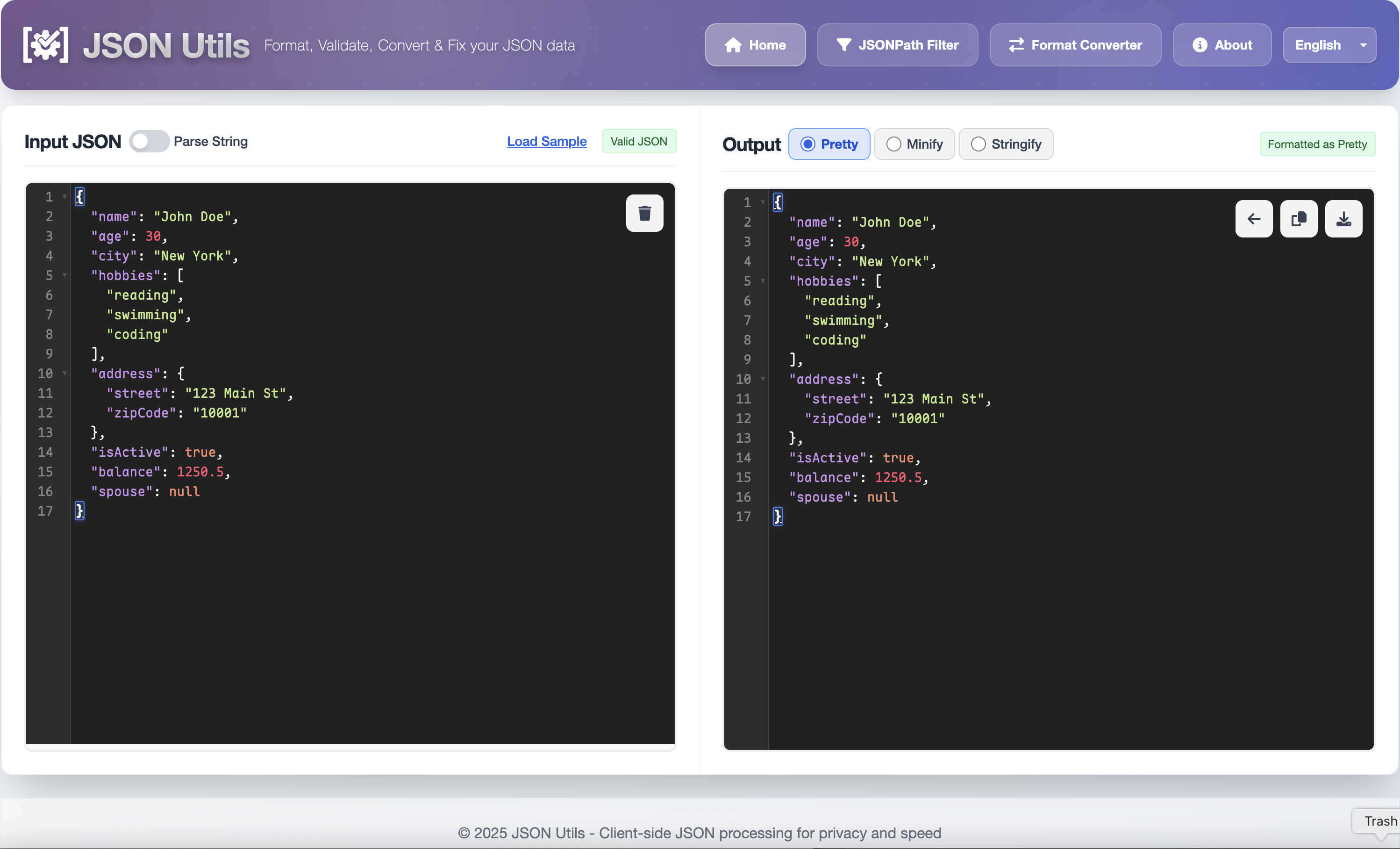 JSON Utils gallery image