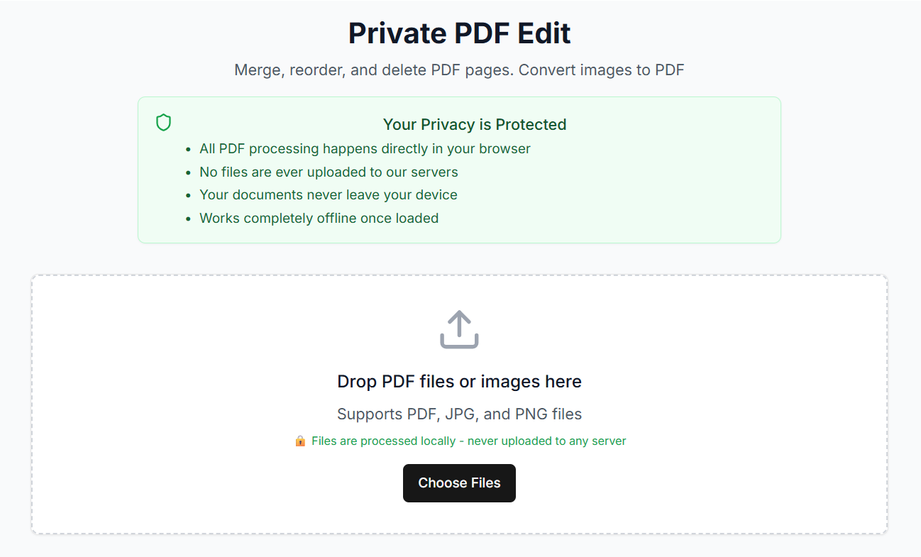 Private PDF Edit logo