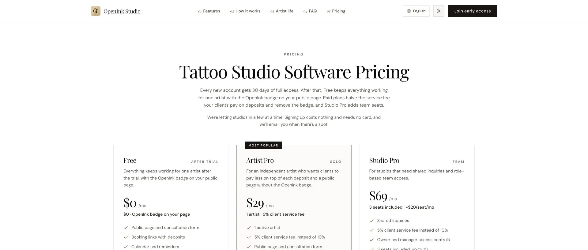 OpenInk Studio gallery image
