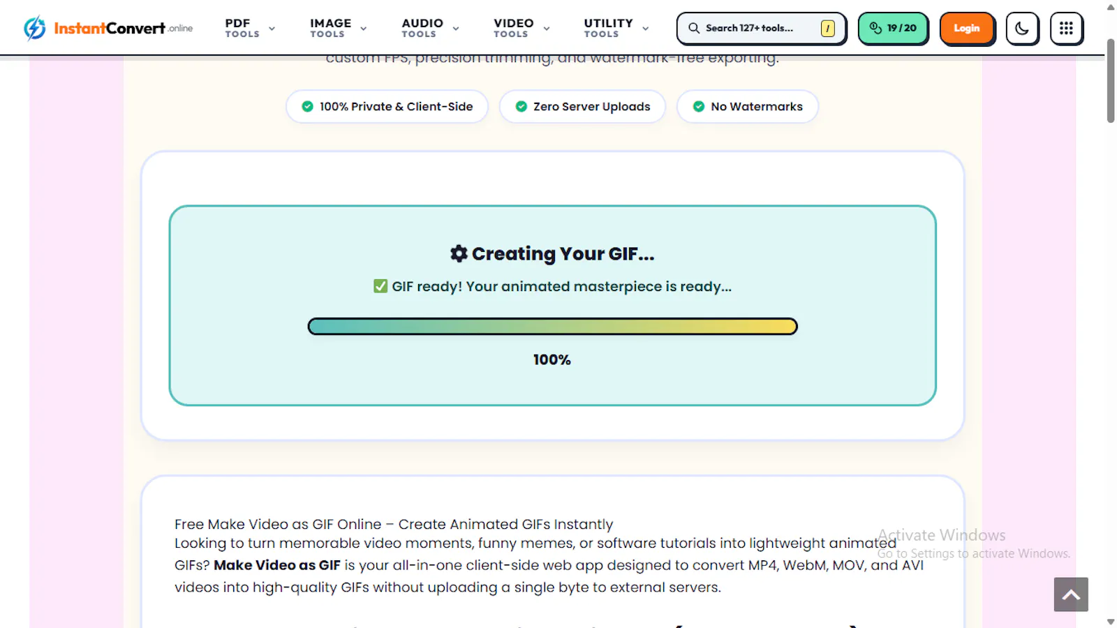 Video Gif maker  screenshot 4
